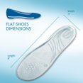 thumbnail image 4 of Plantillas Amope Gel Activ para zapatos planos, 2 unidades (paquete de 1), 4 of 8