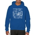 thumbnail image 5 of Straight Outta Indianapolis - Indiana Football Hometown Pride Hoodie - Large - Royal, 5 of 6