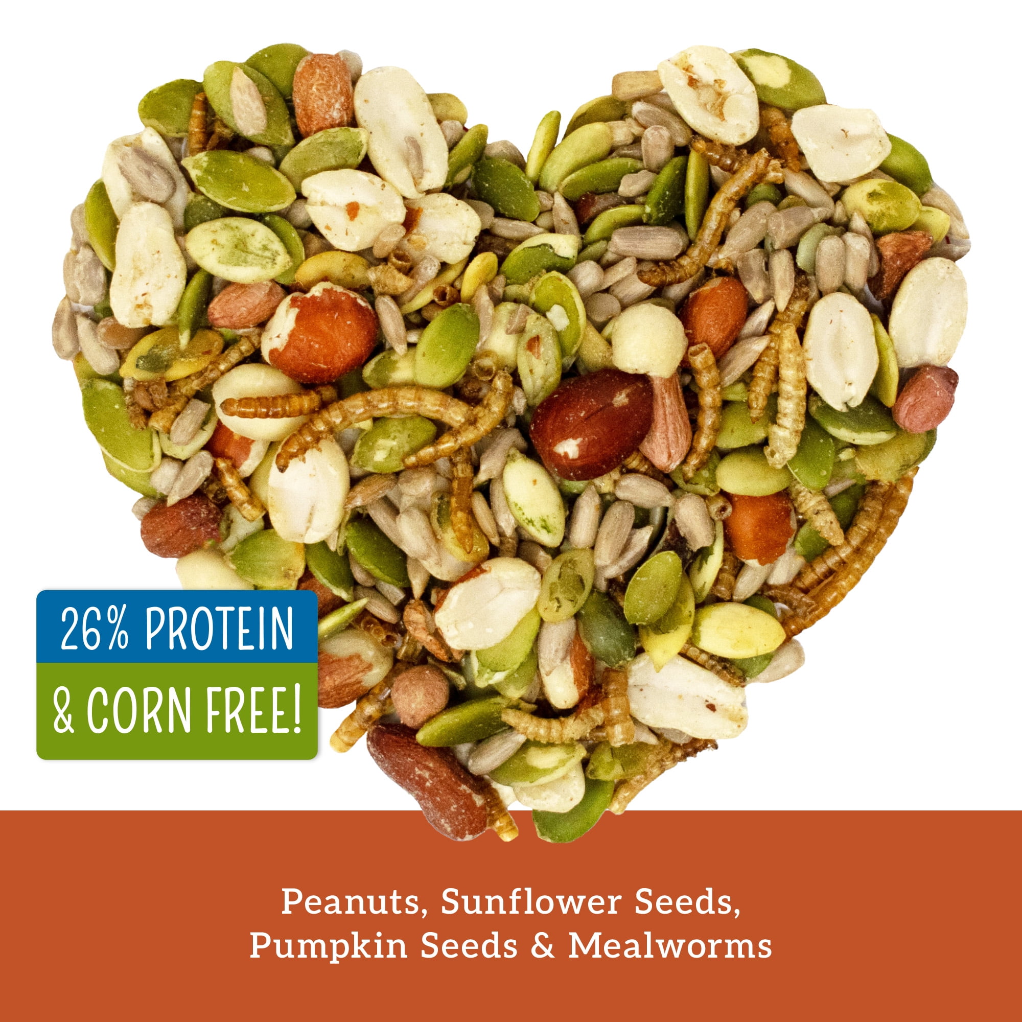 (2 pack) Love My Girls Pumpkin & Worms Gourmet Multi-Grain Chicken Treats, 2 lb. Bag, 1-Pack