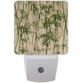 thumbnail image 1 of FYBTO Set of 2 Vibrant Watercolour Four Leaf Clover Irish Shamrock On Teal Patchwork Texture St Patricks Day Auto Sensor LED Dusk to Dawn Night Light Plug in Indoor for Adults, 1 of 5