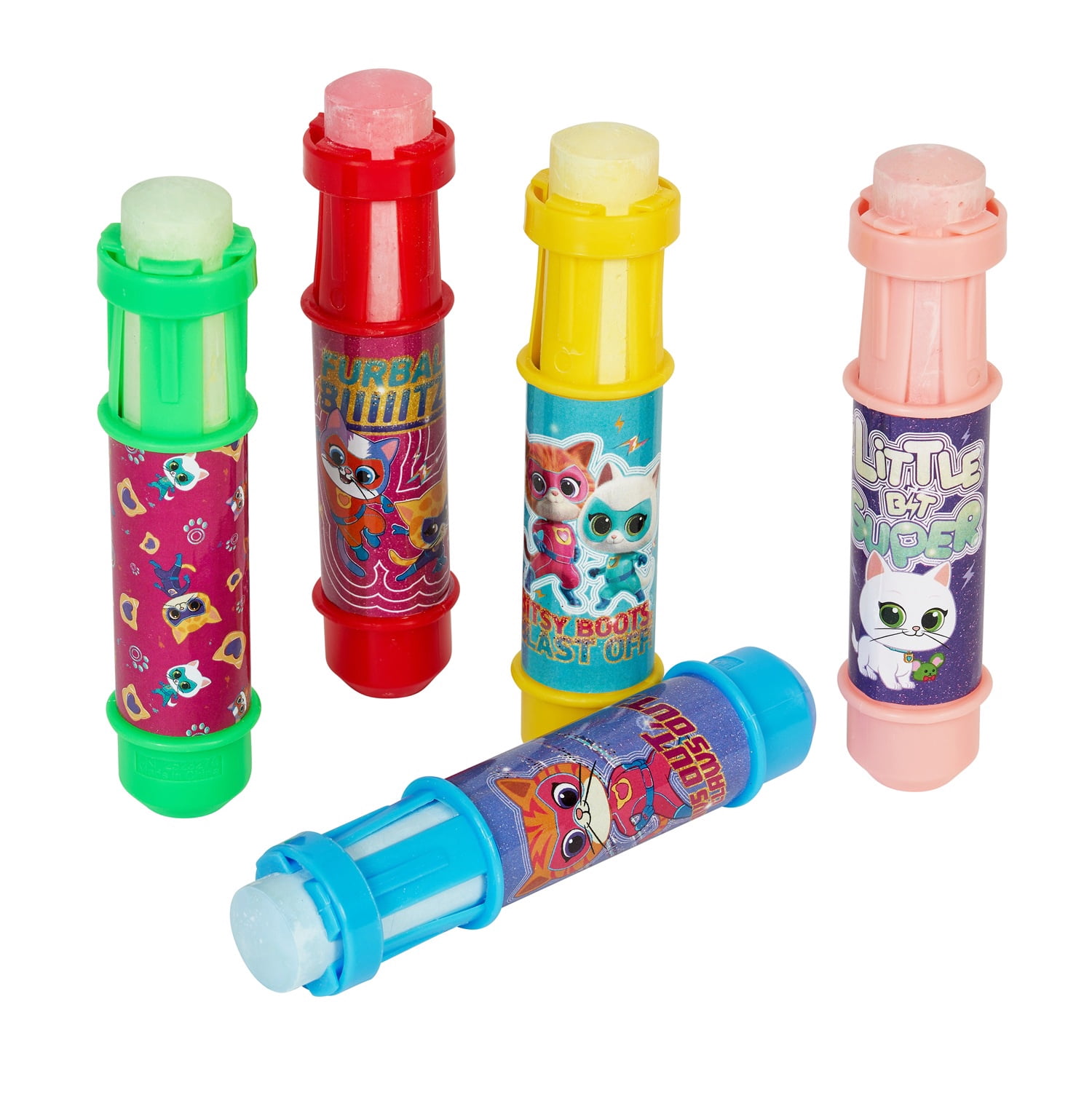 Little Kids Disney Super Kitties Jumbo Chalk Set with Reusable Holders