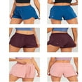 thumbnail image 3 of EIMELI Short de Course pour Femmes avec Poches Zippées Taille Haute Entraînement Sportif Short de Tennis Short de Course, 3 of 5
