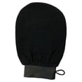 thumbnail image 1 of Soidarity Guante de baño portátil, reutilizable, lavable, para baño, Spa, ducha, pierna, cuello, guantes exfoliantes, accesorios para eliminar Cuerpo del baño Negro, 1 of 6
