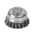 thumbnail image 2 of Carda Copa Trenzada Alambre Grueso Acero Inox 3x.50mm 5/8 In SURTEK C612, 2 of 2
