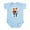 Sky Blue, variant on CafePress - Love A Hippo Infant Bodysuit - Baby Light Bodysuit, Size Newborn - 24 Months