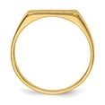 thumbnail image 2 of 14K Yellow Gold Signet Ring Size 8, 2 of 6