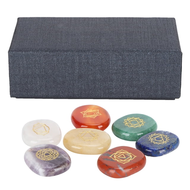 Reiki Stones, Decoration Chakra Stones For Healing For Chakra Balancing For Meditation For Reiki