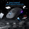 thumbnail image 3 of Ratón para juegos TMKB Falcon M1 inalámbrico 24000 DPI negro mate, 3 of 9