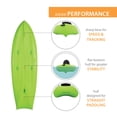 thumbnail image 5 of Lifetime Kokanee Tandem 10.5 ft Sit-On-Top Kayak, Lime Green (90436), 5 of 25