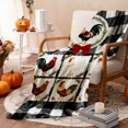 thumbnail image 4 of EGNMCR Throw Blanket, Throw Blanket for Couch Thanksgiving Pumpkin Maple Leaf Fruit Blanket Digital Print Flannel Blanket Warm And Cozy Nap Blanket Flannel Blanket, 4 of 6