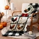 thumbnail image 4 of Manta de franela con estampado digital de calabaza y hoja de arce | Manta suave y acogedora para siestas en el sofá o la cama | Decoración cálida para el hogar, 4 of 6