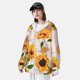 thumbnail image 3 of Fotbe Sunflower 5 Chaqueta con Protección Solar UPF 50+ para Hombre y Mujer, Camisa con Capucha y Bolsillos-Large, 3 of 7