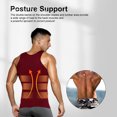 thumbnail image 5 of Arjen Kroos Mens Compression Shirt Slimming Muscle Tank Top Shapewear Body Shaper UnderShirts for Men, 5 of 11