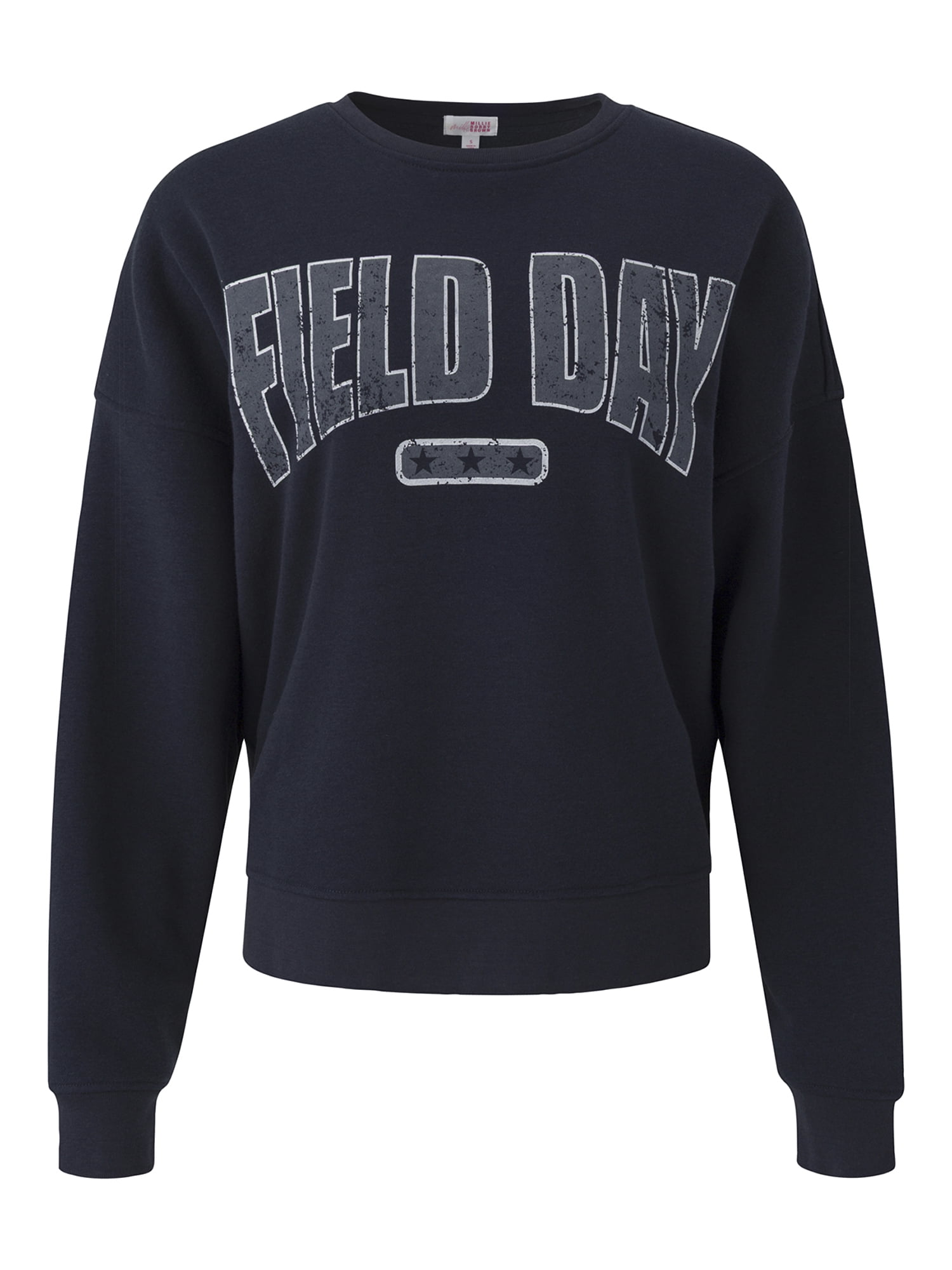 Mills by Millie Bobby Brown Women's Graphic Crewneck Sweatshirt, Sizes XXS-XXXL