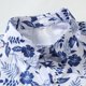 thumbnail image 4 of Camisas Hombre Vestir Camisa de manga corta hawaiana holgada deportiva casual de moda para hombre (Blue, S), 4 of 7