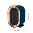 thumbnail image 3 of Calentadores de ventilador eléctrico de 1200 W soplador de aire caliente de escritorio electrodomésticos (azul UE) JShteea Libre de BPA, 3 of 9