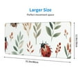 thumbnail image 3 of Pofeuu Watercolor Ladybug Print Desk Mat for Keyboard and Mouse，Computer Desk Matt for Desktop，Large Mouse Pad for Desk，Desk Pads on Top of Desks 12x31.5in, 3 of 8