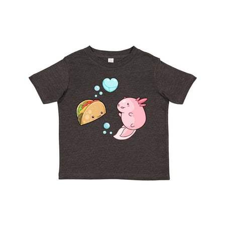 

Inktastic An Axolotl Meets a Taco Gift Toddler Boy or Toddler Girl T-Shirt