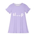 thumbnail image 3 of RXIRUCGD 2025 Vêtements d'Été pour Enfants 3-12 Ans Mode pour Enfants Pyjama Imprimé de Rêve Nuisette Mi-Mollet, 3 of 3