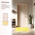 thumbnail image 3 of ODIKA 3'x5' Machine Washable Non-Slip Area Rug, Lemon Zest Swirl Floor Art High Traffic Rug with Pad, Yellow, 127518, 3 of 8