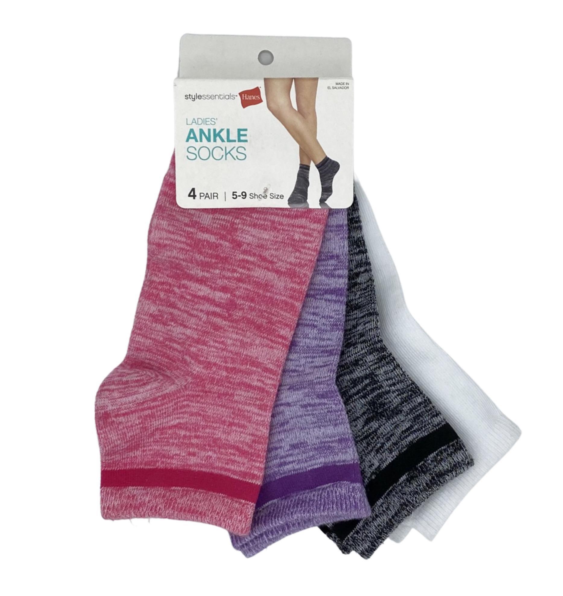 Hanes Womens' Cushioned Ankle Athletic Socks, 10 + 2 bonus pack
