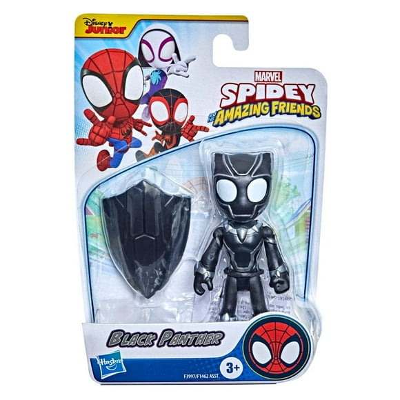 Figura de Acción Hasbro Marvel Spidey de 10 cm Articulable de Pantera Negra con 1 accesorio, a partir de 3 años