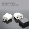 FENGEurope to US Plug Adapter, 10Pcs EU to USA Plug Converter, 10A