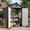 Dark Grey, variant on EHHLY 6'x4.4' Resin Outdoor Storage Shed with Floor and Window, Plastic Garden Storage Building for Backyard and Patio, Lockable Outdoor Shed for Tools, Lawn Mower and Bikes, Cement Gray