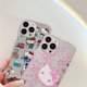 thumbnail image 3 of Funda de teléfono con bonito dibujo de Hello Kitty Cat para iphone 13 11 14 plus 12 pro max mini x xr xs max 7 8 plus, funda con espejo, 3 of 4
