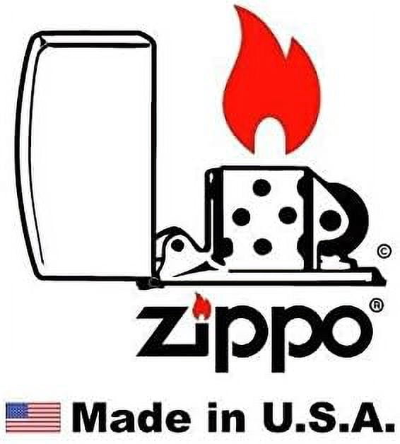 Zippo Lighter-Longhorn and Feathers Satin Chrome Windproof Lighter #Z5492