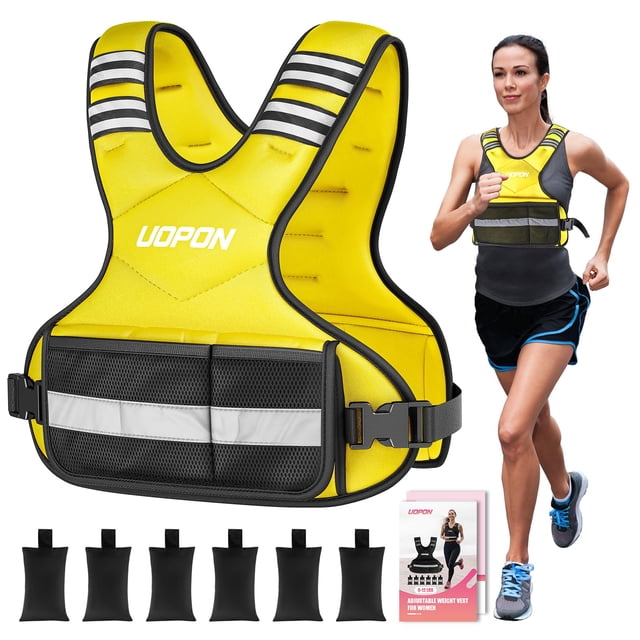 Chaleco lastrado ajustable UOPON de 2,7 a 5,5 kg para mujer