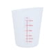 thumbnail image 2 of Vaso medidor resistente a altas temperaturas de 125 ml | Vaso para hornear de doble escala con marcas visibles de mililitros y onzas | Herramienta de cocina resistente al calor para medir lí, 2 of 4