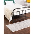 thumbnail image 3 of Rugs.com Charlotte Collection Rug – 6 Ft Runner Ivory Low-Pile Rug Perfect For Hallways, Entryways, 3 of 9