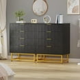 thumbnail image 5 of WALYWIK 4 Drawer Dresser for Bedroom White Tall Dresser with Metal Legs Small Dresser Storage Chest Cabinet Organizer Wood Chest of Drawers for Living Room,Hallway,Entryway - Black, 5 of 8