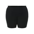 thumbnail image 5 of JMS Just My Size by Hanes Women's Plus Size Pull On Shorts with Pockets, Single and 2-Pack, 9” Inseam, Sizes 0X-4X, 5 of 5