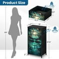 thumbnail image 3 of Dresser for Bedroom with 4 Storage Drawers Bioluminescent Dragonfly Amid Luminescent Plants Dreamy Fantasy Dressers Chest of Drawers Steel Framed Fabric Closet Organizers for Entryway Home Decor, 3 of 7