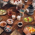thumbnail image 6 of 80 Pcs Wood Grain Paper Plates Birthday Decorations Party Disposable Tableware for Lumberjack Camping Hunting Theme Party Supplies, Serves 40 Guests, 6 of 6
