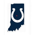 thumbnail image 1 of Indianapolis Colts Autocollant Vinyle Home State, 1 of 1
