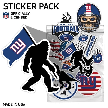 New York Giants Assorted Sticker Pack