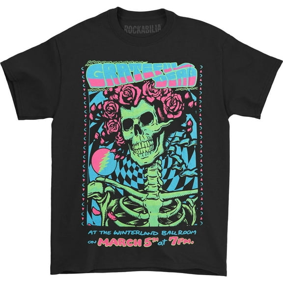 Grateful Dead Bertha Blacklight Mens T-shirt