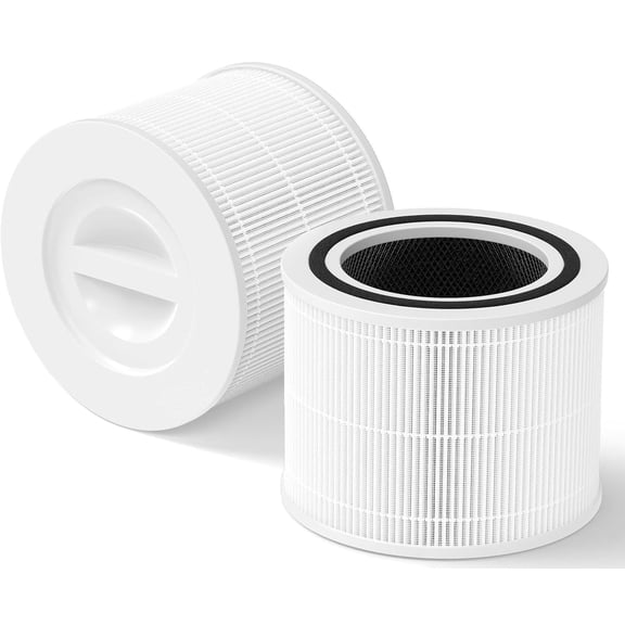 Core 300 Replacement Filter for LEVOIT Core 300, Core 300-P, Core 300S, 3-in-1 H13 True HEPA Replacement, 2-Pack, Compare to Core 300-RF(White)