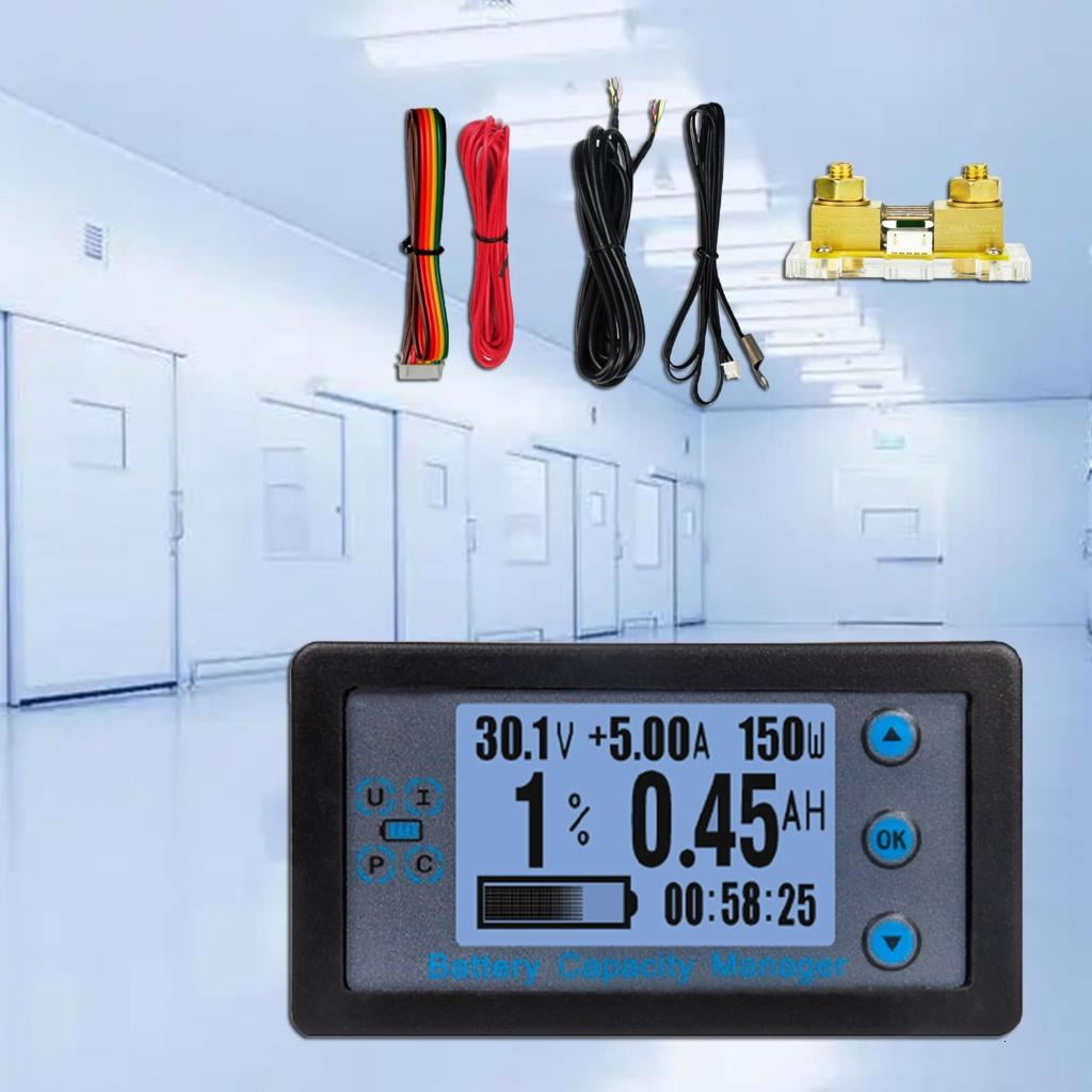 CEORPER DC8-120V 200A Voltmeter Ammeter Car Battery Tester Capacity Voltages Meter
