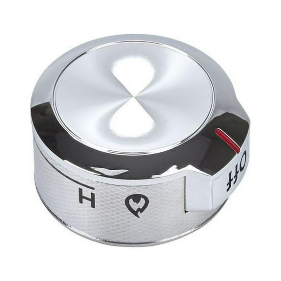 WHIRLPOOL W11030413 RANGE SURFACE BURNER KNOB (STAINLESS) - OEM PART