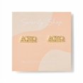 thumbnail image 2 of Sorority Shop Alpha Chi Omega Earrings — ACO 18K Gold Plated Sorority Gifts Earrings, Long-Lasting Alpha Chi Omega Gifts for Women, 2 of 6