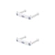thumbnail image 3 of Cateissary Soporte para bolsas de basura Montado en la pared Cocina Colgando Toalla Bolsas de basura Colgador Puerta del gabinete Estante Suministros de Gris blanco 2piezas Cateissary CBP210314, 3 of 6