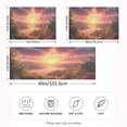 thumbnail image 4 of Dailycode Satin Pillow Case King Silk Pillow Cover for Hair and Skin Envelope Closure Beautiful Sunrise over Mountains 20"x40", 4 of 9