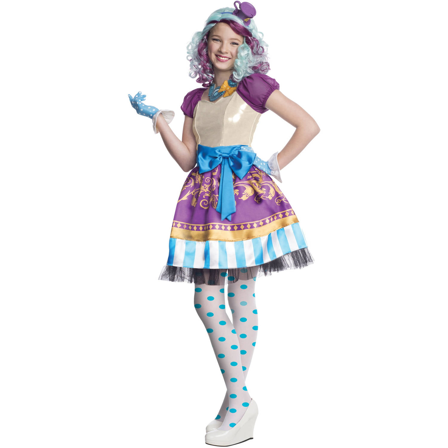 Girl's Deluxe Madeline Hatter Halloween Costume - Ever After High ...