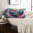 thumbnail image 6 of Xecao Colorful Whimsical Earth for Decorative Throw Pillow Case for Couch,Sofa or Bed Set,Pillow Cover for Sofa Home Decor Ideal Gift(Pillow core not included)-20"x30", 6 of 6