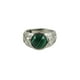 thumbnail image 3 of Anillo turquesa ovalado unisex Yinane con Ajuste de Plata, 3 of 7