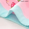 thumbnail image 5 of Esaierr Toddler Kids Girls Underwear 2-9 Years Baby Panties Cotton Breathable Cute Cartoon Print Triangle Underwear 4PCS Panties Shorts, 5 of 6